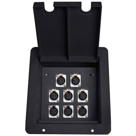 Elite Core Recessed Floor Box with AV Connections