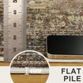 thumbnail image 5 of KUETH Modern 9x12 Area Rugs for Living Room, Non Slip Machine Washable Retro Rugs, Low Pile Chenille Print Rug for Bedroom, Dining Room, Home Office, 5 of 9