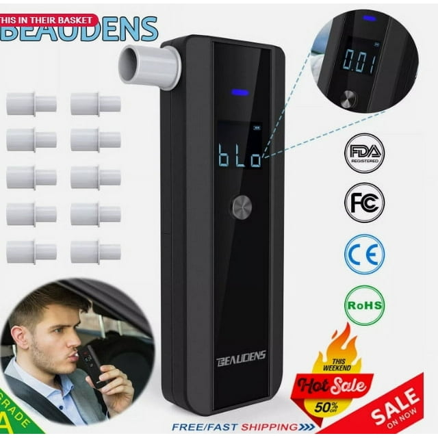 Professional-Grade Breathalyzer, Alcohol Tester with Innovative Features for Safe Consumption