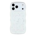 thumbnail image 3 of For iPhone 17 Pro Case Wavy Edge Epoxy TPU Shockproof Phone Cover - Transparent Purple, 3 of 5