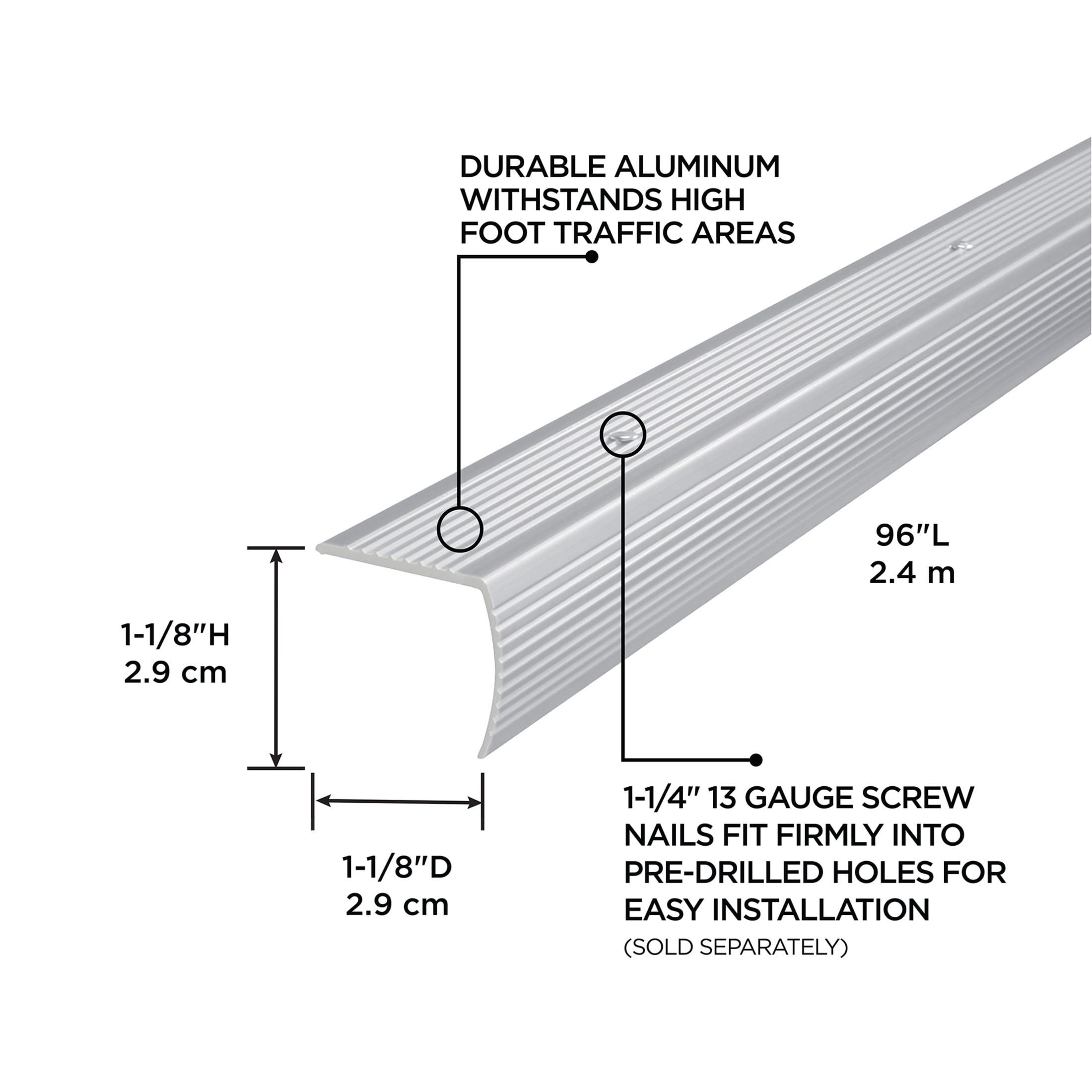 M-D Building Products 66269 1-1/8 In. X 1-1/8 In. X 36 In
