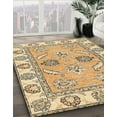 thumbnail image 2 of Ahgly Company Indoor Rectangle Abstract Yellow Abstract Area Rugs, 5' x 7', 2 of 6