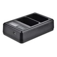 Camera Battery Dual Charger with USB Cable for Sony NP FZ100 Batteries Accessory