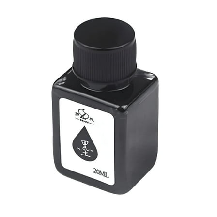 CCOCC Fountain Pen Ink Bottle 20ml Volume Smooth Quick Dry for Various Fountain Pen Dip Pen Calligraphy Writing Black