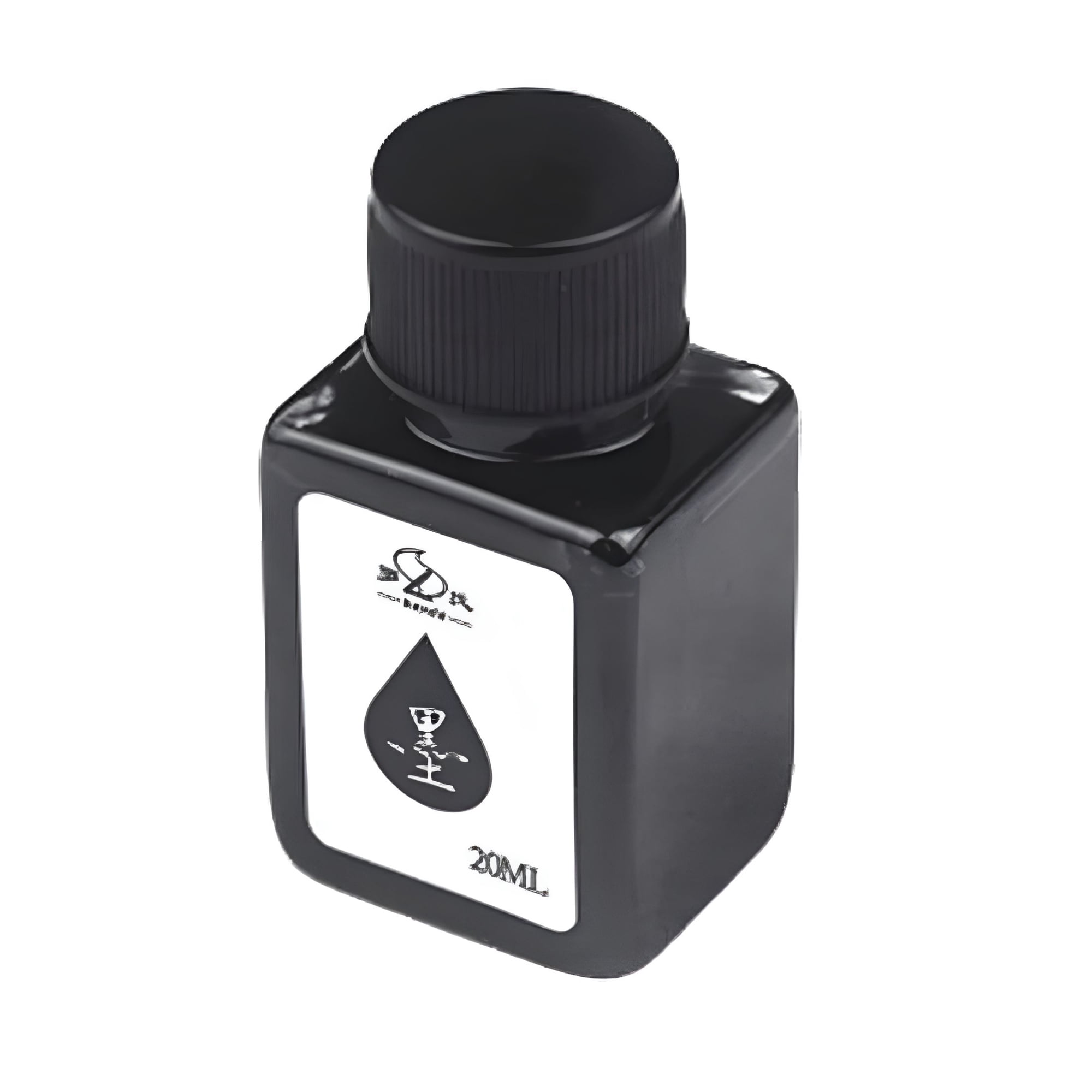 CCOCC Fountain Pen Ink 20ml Quick Dry Black Liquid for Calligraphy and Dip Pens Smooth Flow Anti-Clogging Formula