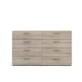 thumbnail image 2 of Levan Home Engineered Wood Truffle 8 Drawer Double Dresser, 2 of 14