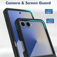 thumbnail image 2 of Entronix Protective Case for Galaxy Z Flip 7, Shockproof Non-Slip Durable Hard Cover, Black, 2 of 6