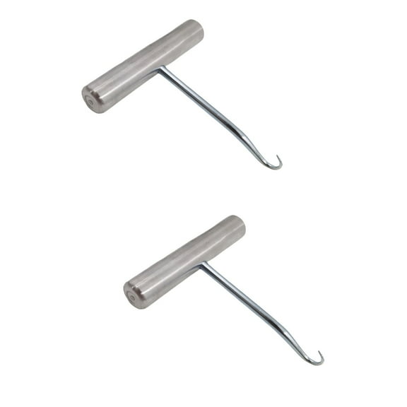Hemoton 2pcs Racket String Assistance Puller Professional Starting Stringing Tool for Tennis