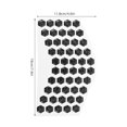 thumbnail image 2 of SWETRACE 50 Stickers per Sheet Car Bumper Sticker Black Plastic Anti Scratch for Motorcycles and Riders, 2 of 6