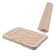 thumbnail image 3 of MERIGLARE Dog Toilet Detachable Portable with Removable Post for Outdoor Indoor Rabbit Khaki, 3 of 9