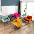 thumbnail image 6 of Accent Chair, Leisure Single Sofa with Rose Golden Feet, 6 of 7
