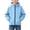 Blue-0B, variant on Ultrave Boys Waterproof Hooded Rain Jacket Lightweight Full Zip Windproof Raincoat for Outdoor Fall Winter 4-15Y