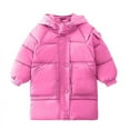 thumbnail image 2 of YunPes Girls Winter Coats Size 10 12 Heavyweight Windproof Warm Hooded Puffer Jacket Kids Trendy Quilted Padded Down Jackets Girl Jackets 8, 2 of 9