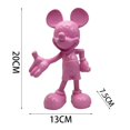 thumbnail image 1 of Colección de figuritas de Mickey Minnie Mouse, figurita de bienvenida, decoración de habitación de moda, modelo de adorno de juguete sencillo y moderno avanzadozhangyuxiang, 1 of 4