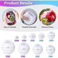 thumbnail image 4 of 9 Pcs Sphere Silicone Molds for Resin, Upgraded Seamless 3D Sphere Resin Molds Silicone,Large Round Ball Epoxy Resin Molds for Flowers Preservation,Resin Casting, Soap, Candle, 4 of 7