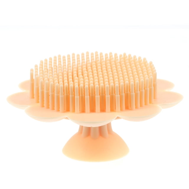 Cepillo Para Champú Para Bebé, Peine De Limpieza De Silicona Con Forma De Flor, Masajeador Adorable Para El Cuero Cabelludo, Cepillo Agradable Para La Piel Para Niños Mayores De 3 Años Sweethay BA000742-03