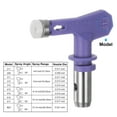 thumbnail image 2 of Unique Bargains 2 Packs Reversible Spray Tips for Airless Sprayer 313 Paint Spray Nozzle Tips Sprayer Machine Parts, Purple, 2 of 6