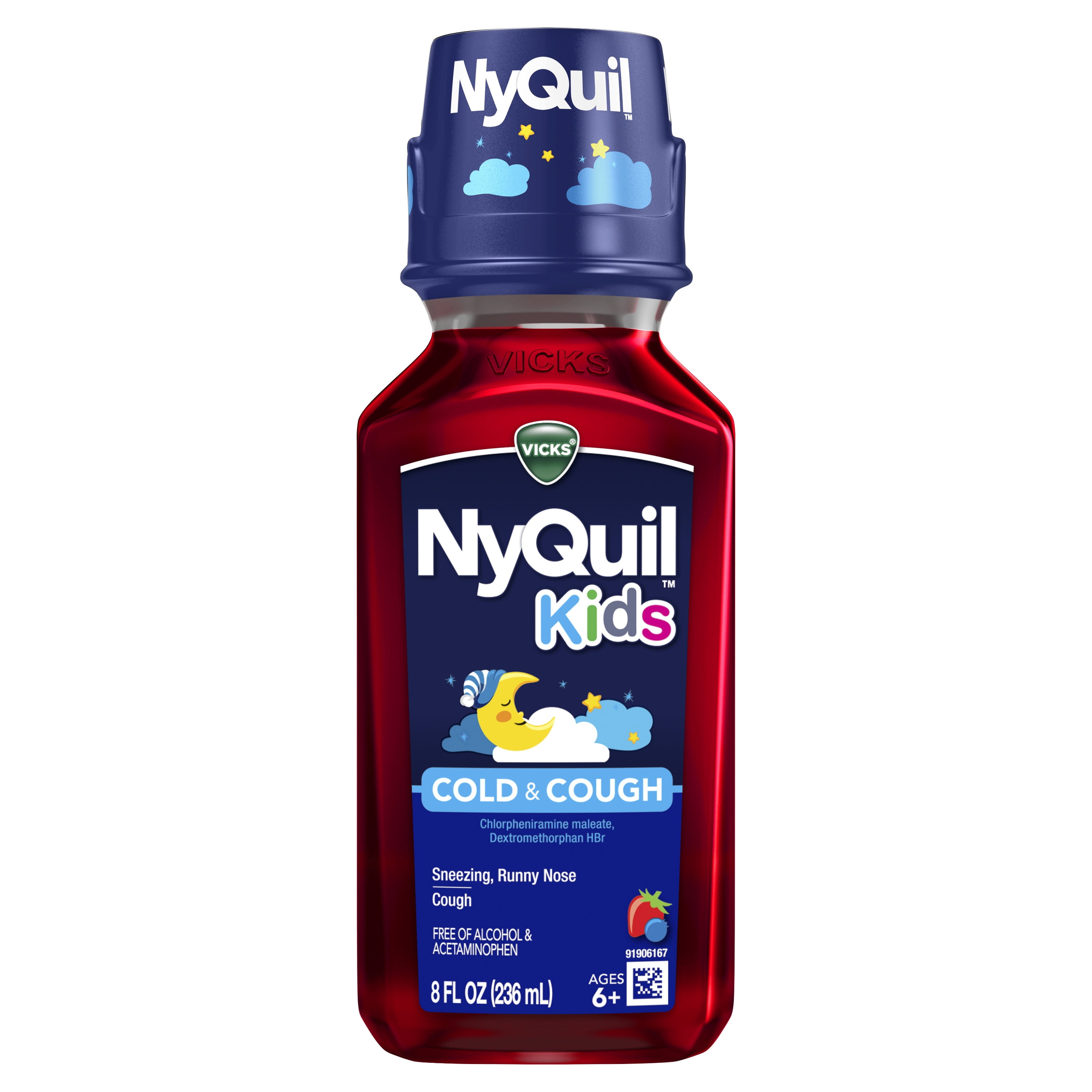 Vicks  NyQuil Kid's Cold and Cough Medicine, 8 fl oz