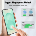 thumbnail image 5 of (2+2 Pack) privacy Screen Protector for Samsung Galaxy  S24 Plus  6.7-Inch with Camera Lens Protector, Tempered Glass Film, Fingerprint ID Compatible，scratch-resistant, 5 of 6