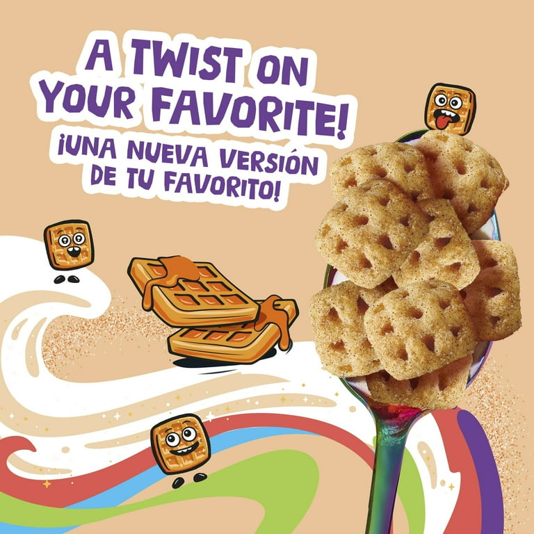 Cinnamon Toast Crunch Waffle Breakfast Cereal, Family Size