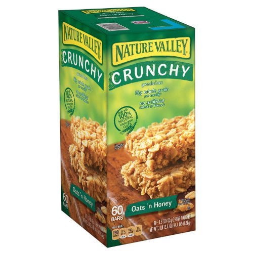 Nature Valley Oats 'N Honey Granola Bars 60 bars (44.4 oz ...