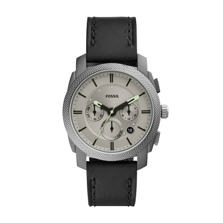 - Fossil Men's Machine Leather Chronograph Watch (Style: FS5482)