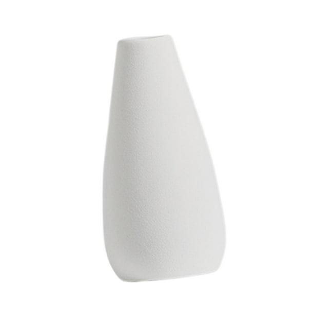 Maceta para plantas de interior, minimalista, centro de mesa, escritorio, florero de cerámica, florero de capullo Estilo E