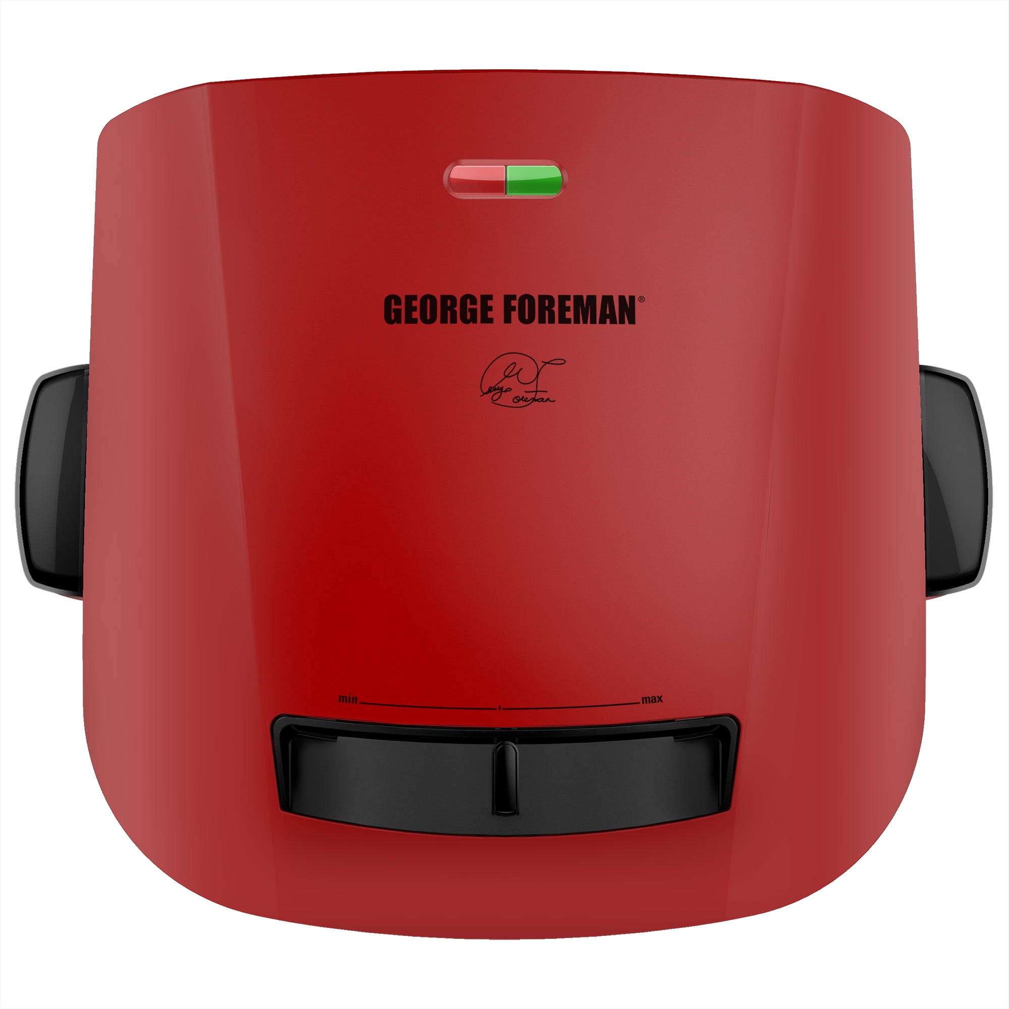 George Foreman 5 Serving Non Stick Grill And Panini 4 H x 12 12 W x 11 12 D  Red - Office Depot
