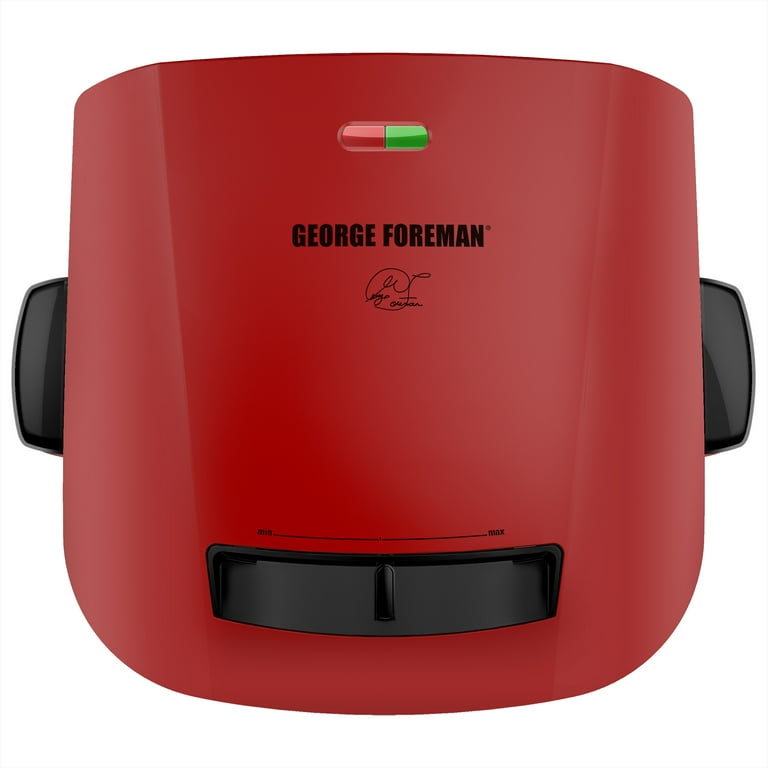 George Foreman 5-Serving Removable Plate Grill and Panini Press, Red,  GRP2841R 