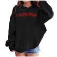 thumbnail image 2 of Girls Hoodie Long Sleeve Spring Letter California Print Hooded Sweatshirt(Big Boys), 2 of 5