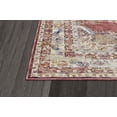 thumbnail image 5 of Allstar 5x7 Traditional Accent Rug in Vermilion with Ivory Persian Nain design (4' 11" x 7' 0"), 5 of 9