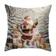 thumbnail image 2 of Christmas Pillow Cover Holiday Decoration Polyester Linen Sofa Couch Throw Pillow Case for Living Room Bedroom Seasonal Home Decor Gift, 2 of 6