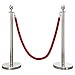 thumbnail image 3 of Mirror Crown Top Rope Stanchion in 3 pcs Set, VIP Crowd Control (96" Red Velvet), 3 of 4