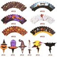 thumbnail image 2 of Halloween Cupcake Decorations, Halloween Cupcake Toppers Wrappers, Halloween Cake Decorations Bat Spider Ghost Pumpkin, Halloween Cupcake Decorations Props, 2 of 5