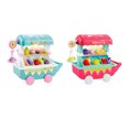thumbnail image 2 of Mini carrito de simulación para niñas de 6,4 x 3,4 x 6,3 pulgadas, para tienda de verduras y frutas, supermercado, juguetes para niños, juguetes para bebés de 3 a 6 años (sin batería), 2 of 8