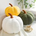 thumbnail image 3 of ZEN 3D Simulated Pumpkin Pillow Plush Pillow Sofa Cushion (11inch, Olive), 1 Count (Pack of 1), 3 of 6