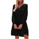 thumbnail image 1 of Cárdigan con estampado de punto y cuello de traje informal a la moda para mujer, vestido de té francés con cordones, vestido de manga larga con solapa y rodilla Fridja  yut5430, 1 of 4
