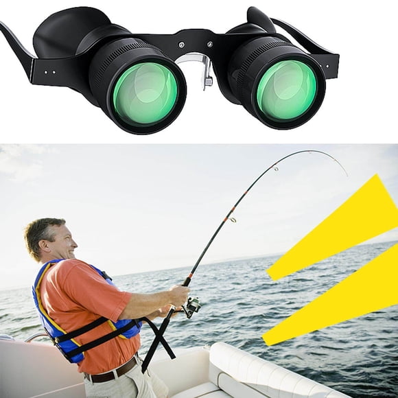 Fishing Telescope Glasses High-Definition Easy Binoculars for Theater to Adjust Hand-Free Set D