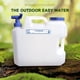thumbnail image 3 of Contenedor de agua de plástico Zulema barril de almacenamiento de agua 18L para acampar al aire libre, 3 of 8