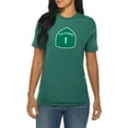 thumbnail image 3 of Big Size California 1 Sign Graphic Design Deluxe Jersey T-Shirt - Teal XL, 3 of 4