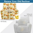 thumbnail image 5 of Renewold Cover for Recliner Chair Soft Breathable Dog Couch Cover 4 Pieces Oversized Recliner Cover Washable Reclining Sofa Slipcover Living Room Fall Decor, Pumpkin Maple Leaf, 5 of 8