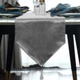thumbnail image 5 of BALCONY & FALCON Waterproof Table Runner with Tassels, Dresser Runner, 14" x 71", Gray, 5 of 7