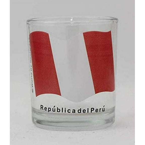 peru flag shot glass