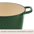 thumbnail image 5 of The Pioneer Woman 7-Quart Enameled Cast Iron Dutch Oven with Lid, Dark Green, 5 of 12