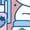 DESERT PINK, variant on Instant Message - Bunny Get Ready With Me Selfcare Fitted Short Sleeve Graphic T-Shirt