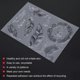 thumbnail image 3 of Transparent Stamp Rubber TPR Rectangle DIY Journal Craft Art Feather Pattern Accessories, 3 of 3