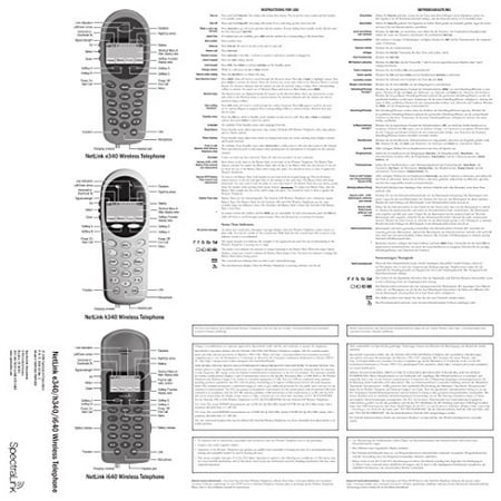 Spectralink Link Wireless Telephone - SPECTRALINK 2345000 7420 Wireless Telephone SpectraLink Configuration and Administration Wireless Telephone e340