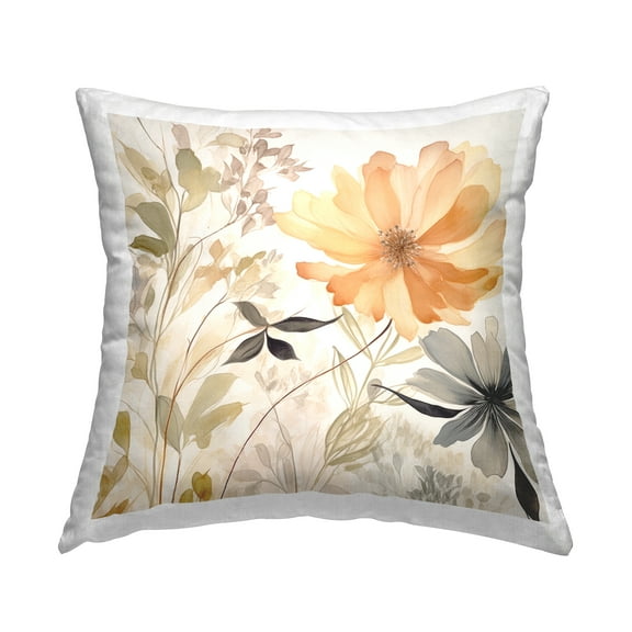 Stupell Industries Lush Botanical Serenity Decorative Printed Throw Pillow, 18 x 18