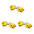 thumbnail image 1 of Qarigey Gafas de conducción Gafas de sol con almohadilla nasal de silicona resistente a los arañazos ajustable Gafas protectoras retro Alta claridad Type1 NO1 Qarigey CBP432957, 1 of 6