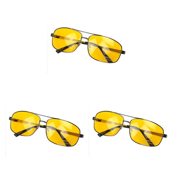 Qarigey Gafas de conducción Gafas de sol con almohadilla nasal de silicona resistente a los arañazos ajustable Gafas protectoras retro Alta claridad Type1 NO1 Qarigey CBP432957